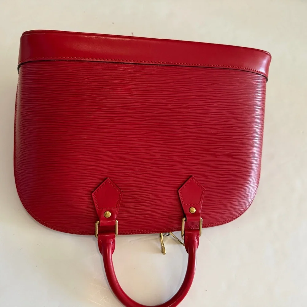 Louis Vuitton Epic Red Alma Bag